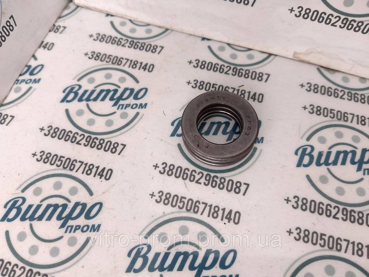 Підшипник 8104 (51104) СРСР (2 ГПЗ) ГОСТ Кульковий упорний, розмір 20*35*10 мм.