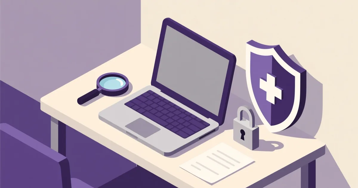 Illustration for the guide: How to buy a used laptop in Poland safely