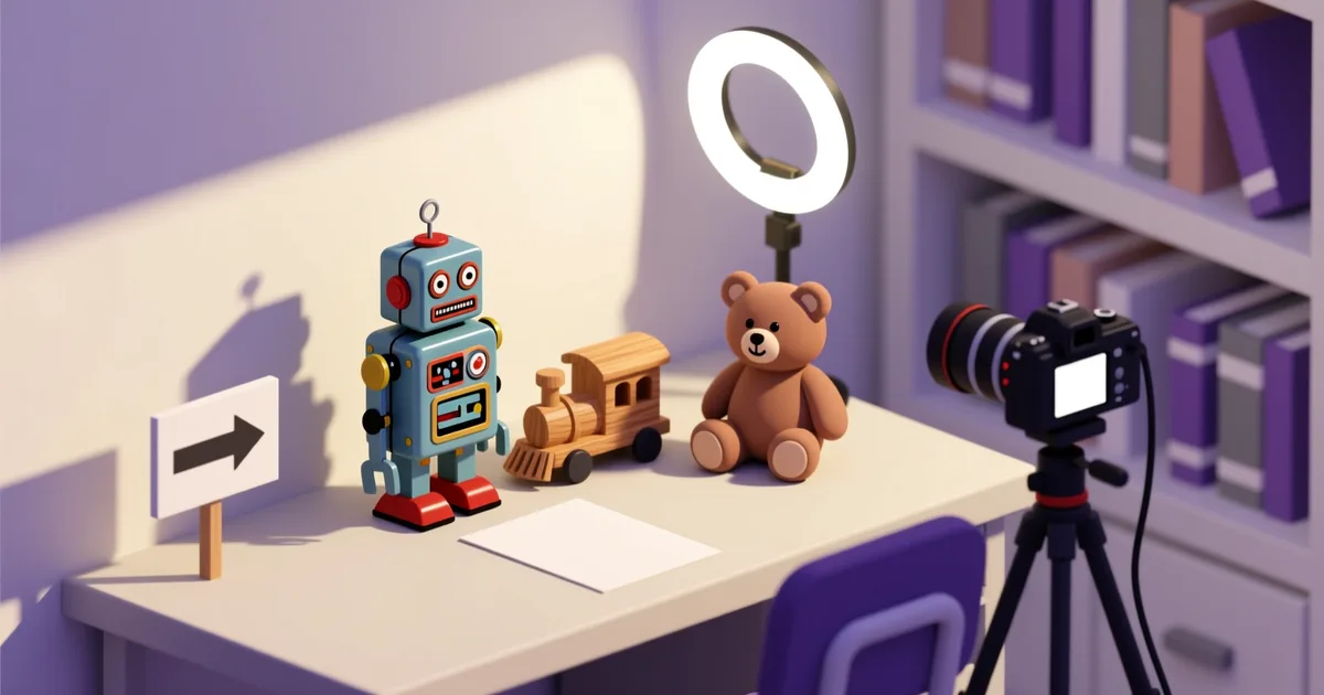 Illustration for the guide: How do you photograph and describe toys so the listing gets messages?