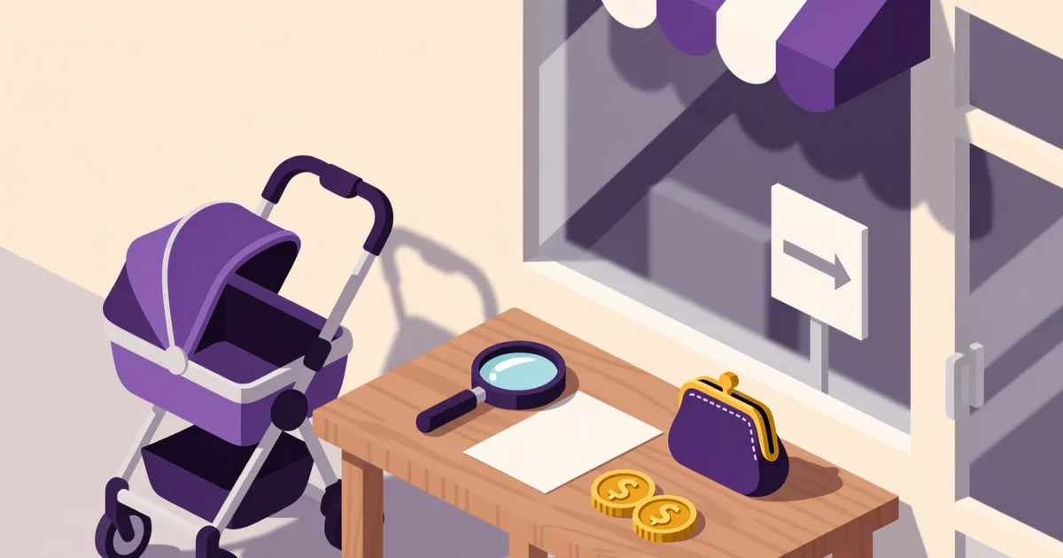 Illustration for the guide: How to buy a used stroller in Bulgaria