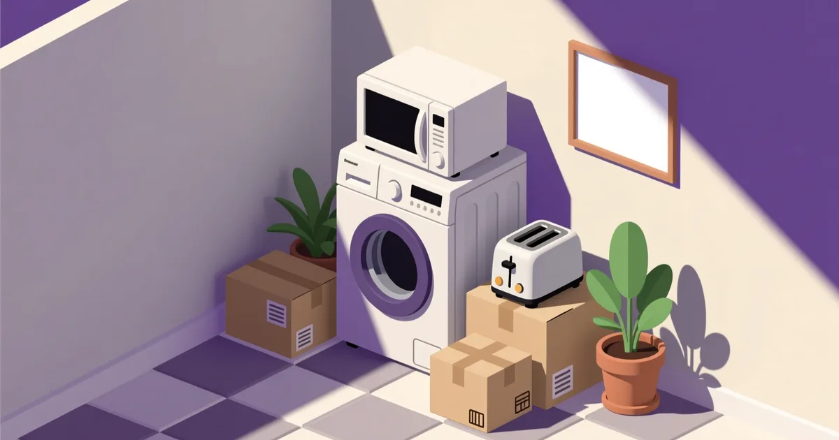 Ilustrație pentru ghid: Electrocasnice second hand în București: ghid practic