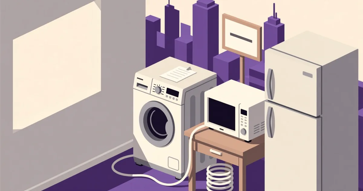 Ilustrație pentru ghid: Electrocasnice second hand în Timișoara: ghid practic