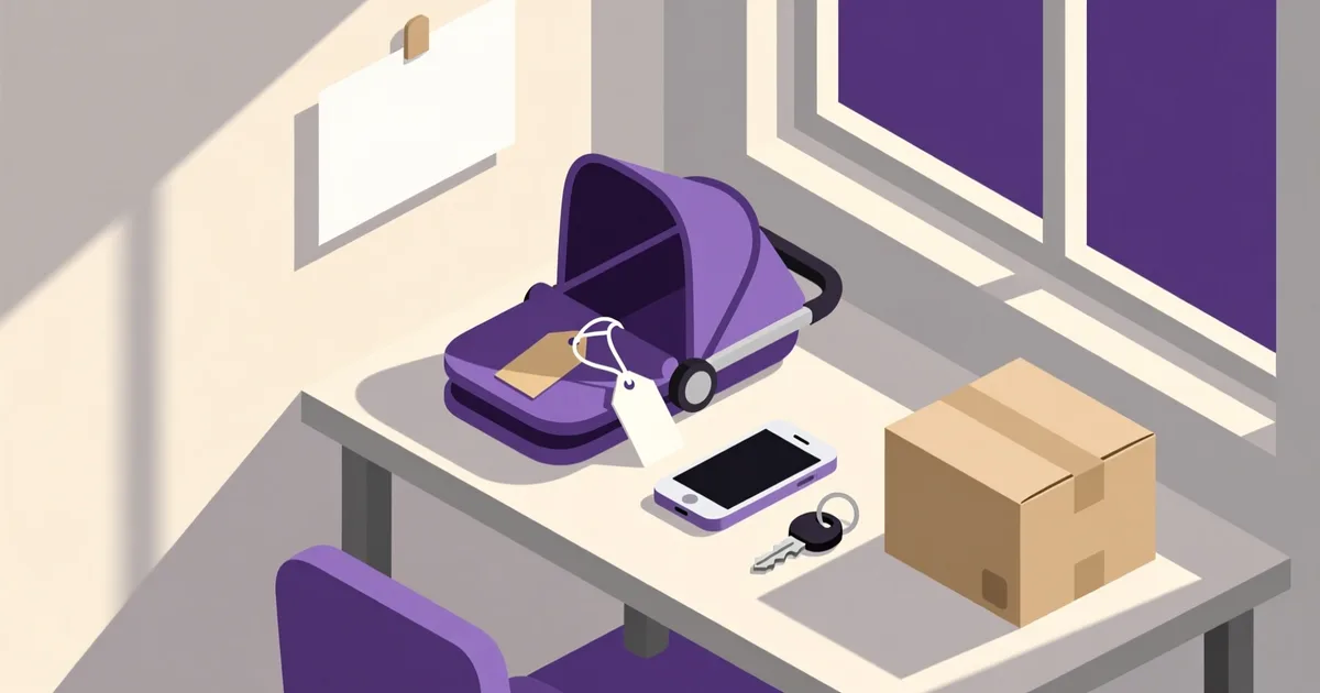 Illustration for the guide: How to Sell a Used Stroller Fast and Without Risk