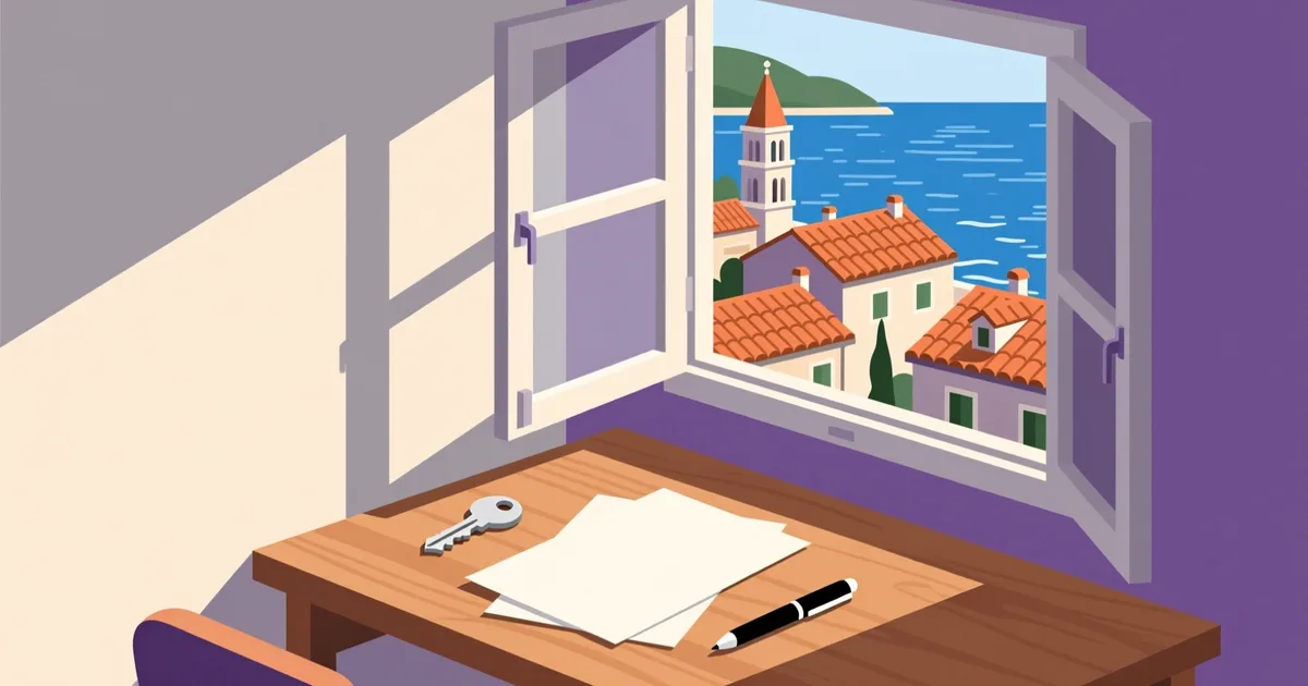 Ilustracija za vodič: Kako urediti dokumentacijo pri najemu stanovanja?