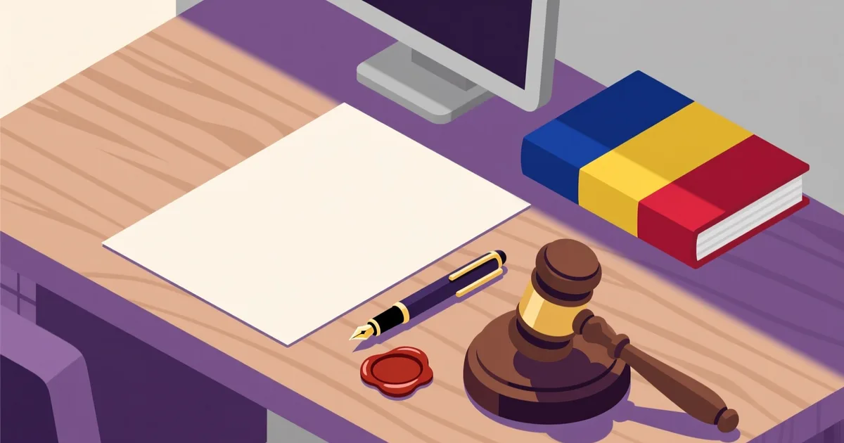 Illustration for the guide: What a simple written agreement should contain in Romania