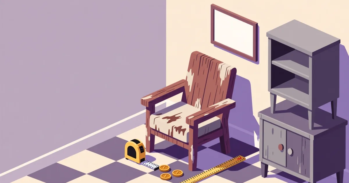 Ilustrácia k návodu: Ako kúpiť použitý nábytok: kde hľadať, čo skontrolovať a koľko zaplatiť