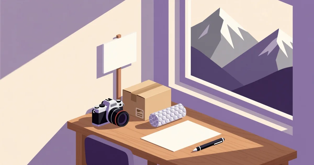 Illustration for the guide: How to sell a used camera in Slovenia: fast and without the risk