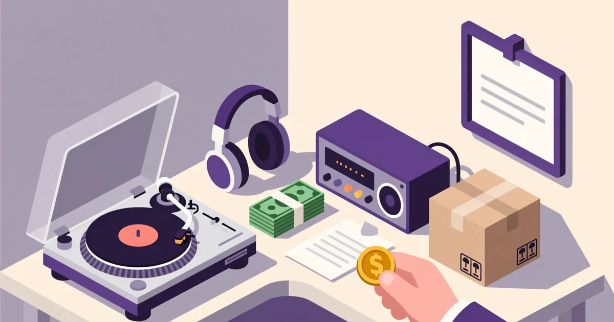 Ilustracja do poradnika: Jak sprzedać używany sprzęt audio: szybko i bez ryzyka