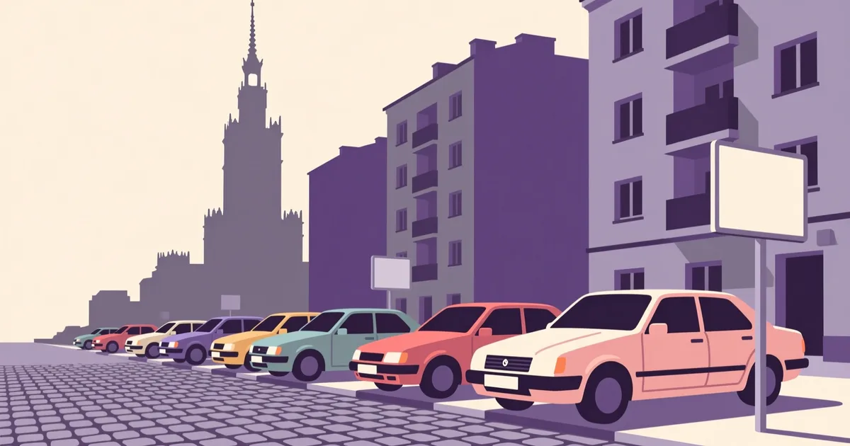 Ilustracja do poradnika: Używane samochody w Warszawie: dzielnice, ceny i gdzie szukać