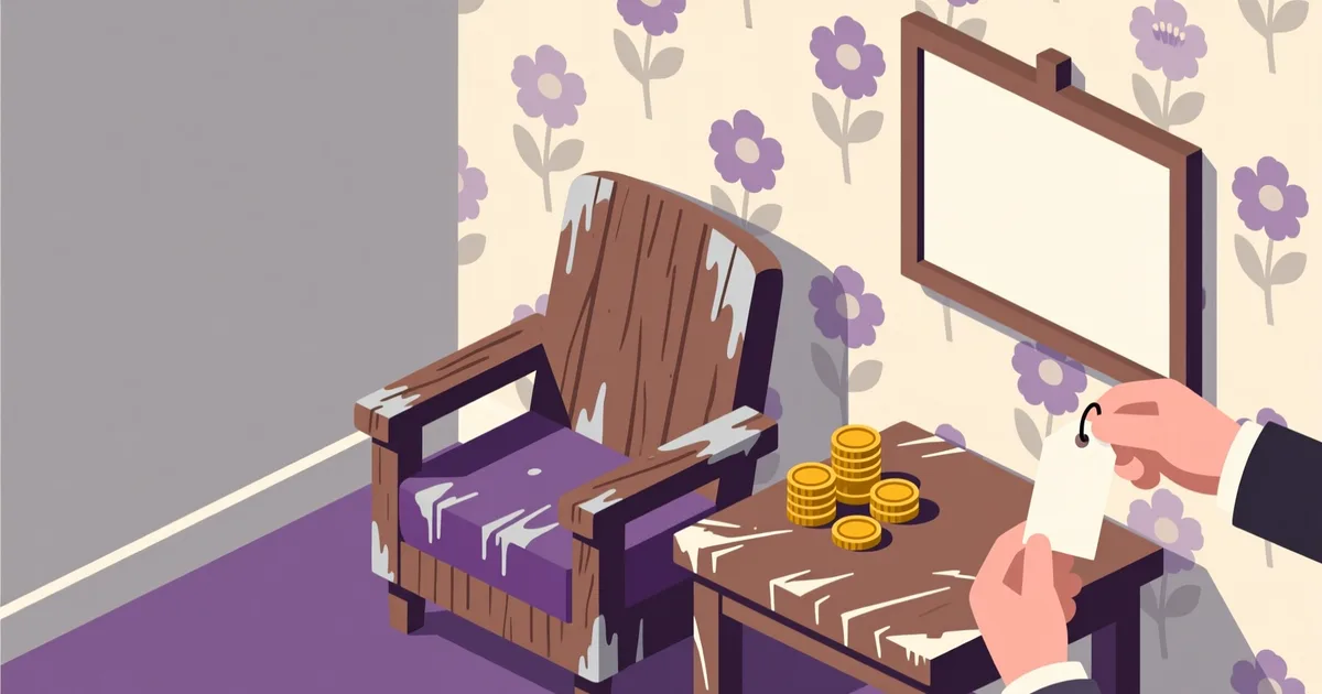 Illustration for the guide: How much does secondhand furniture cost locally?