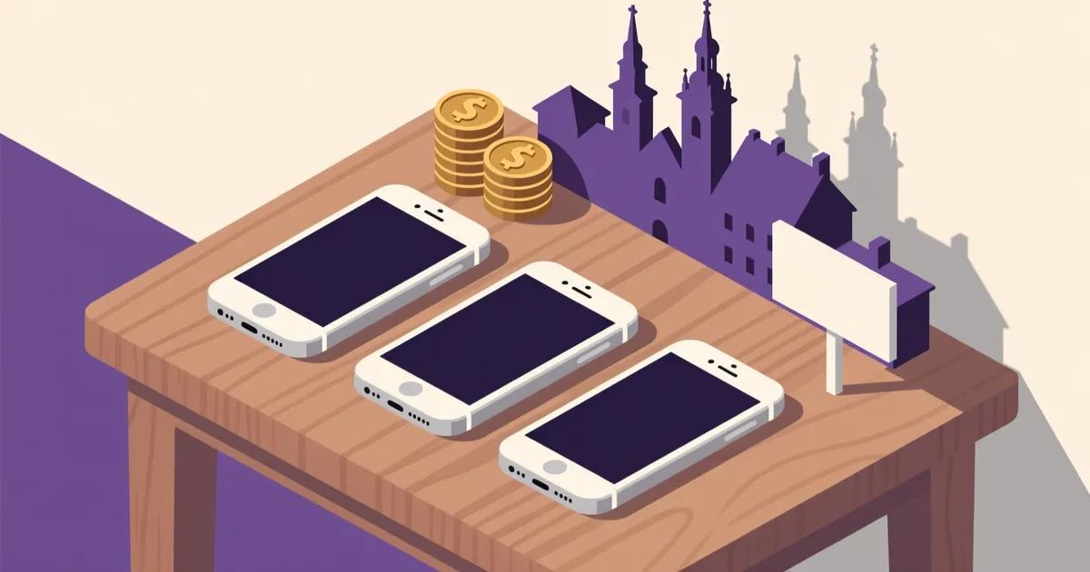 Ілюстрація до матеріалу: Скільки коштують вживані смартфони в різних частинах міста