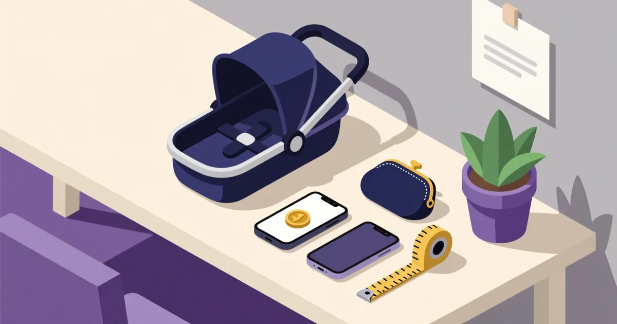 Illustration for the guide: How to sell a used stroller in Slovakia