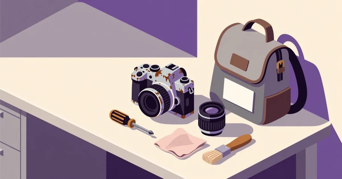 Illustration for the article: Buying a Used Camera: Where to Look and How to Check