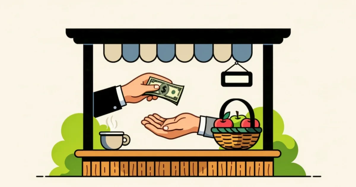 Illustration for the guide: When is bargaining normal, and how do you do it politely?