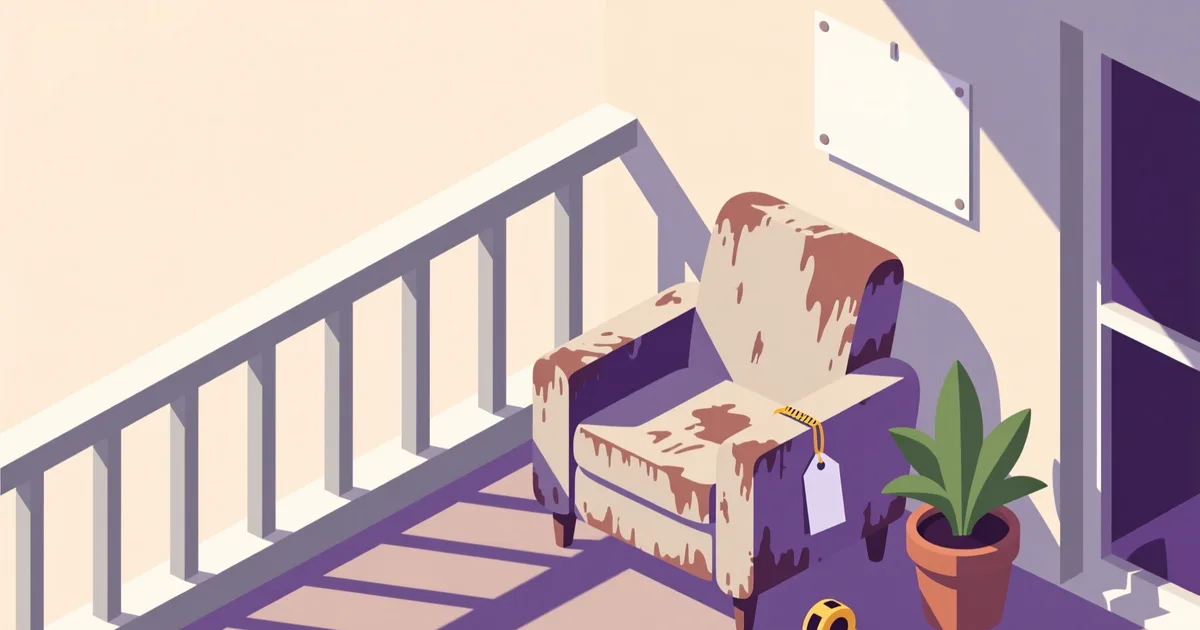 Illustration for the guide: Used Furniture in Tel Aviv: Neighborhoods, Prices, and Where to Look