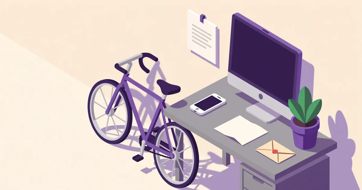 Ilustracija za vodič: Kako narediti oglas za rabljeno kolo, ki dobi sporočila