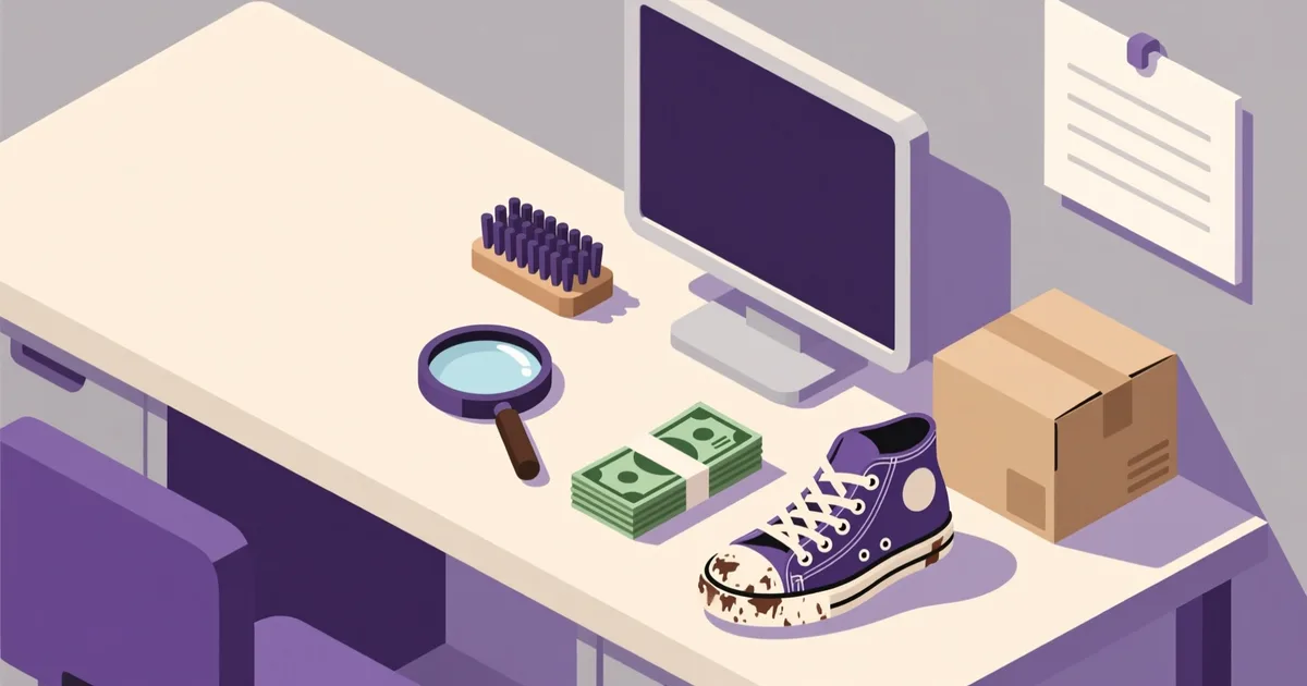 Illustration for the article: Buying used shoes: where to look, how to check, how much to pay