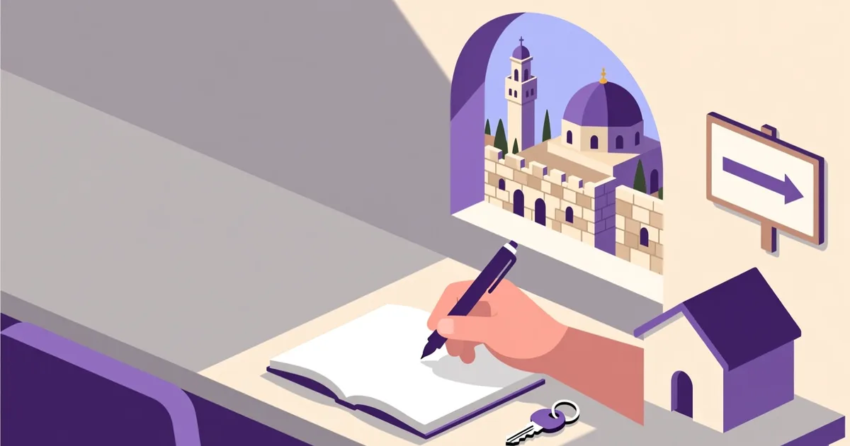 Illustration for the guide: What does a tenancy agreement in Israel require?