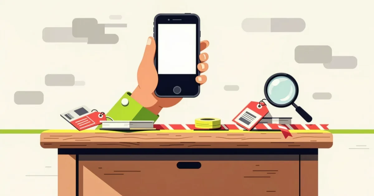 Illustration for the guide: How to recognize a suspicious smartphone listing