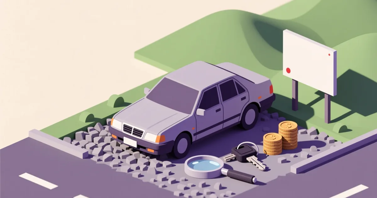 Illustration for the guide: How to buy a used car: where to look, what to check, and how much to pay
