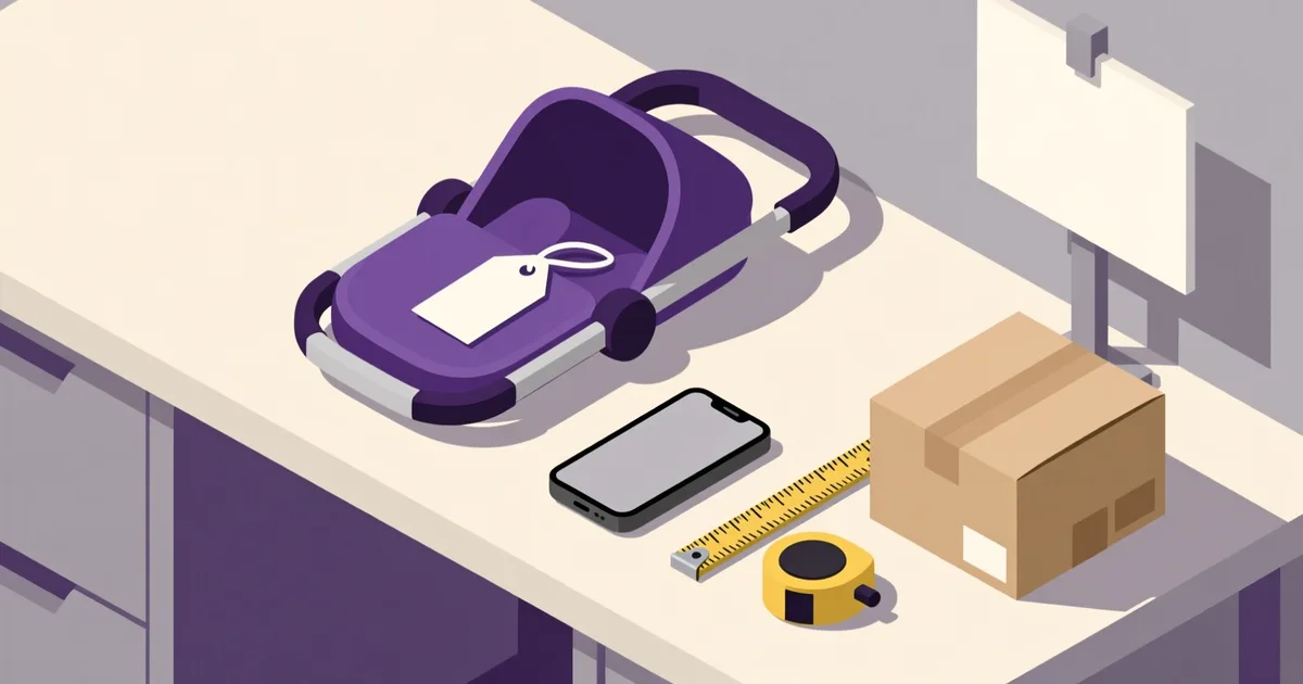 Illustration for the article: How to Sell a Used Stroller