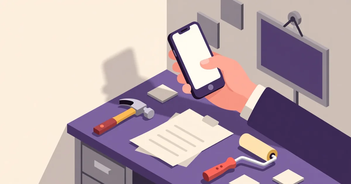 Ilustrație pentru ghid: Cum găsești un meseriaș pentru renovare în România