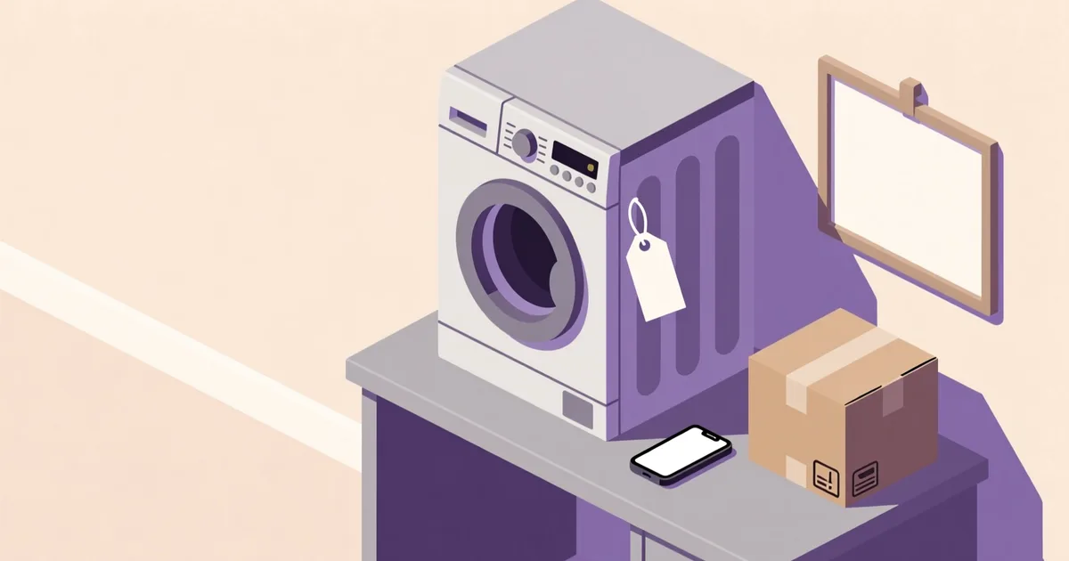 Illustration for the guide: How to sell used home appliances in Slovakia