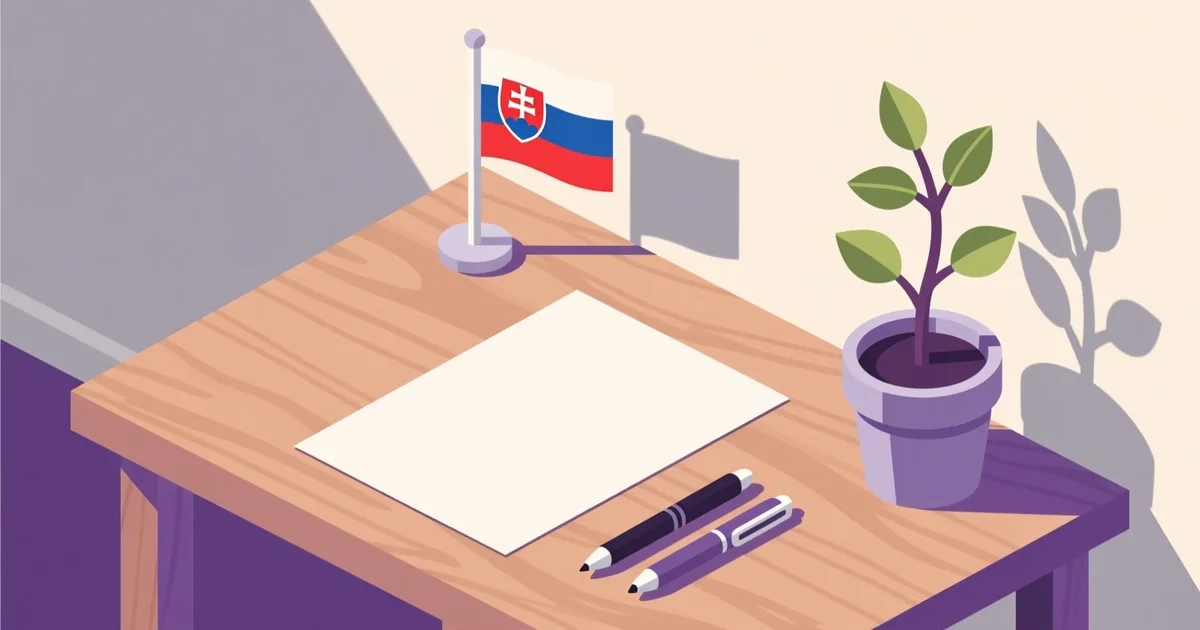 Illustration for the guide: What a simple written agreement should contain in Slovakia