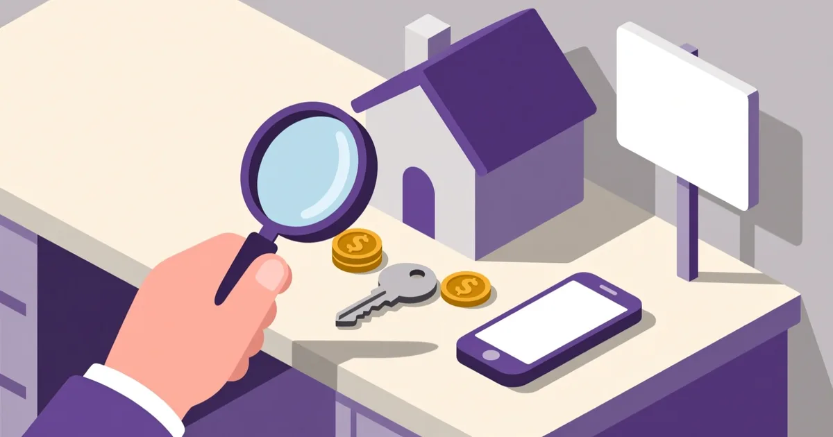 Illustration for the guide: What to check in a listing before you message the seller