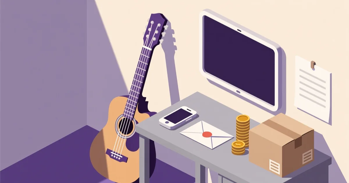 Illustration for the guide: How to sell a musical instrument: fast and risk-free