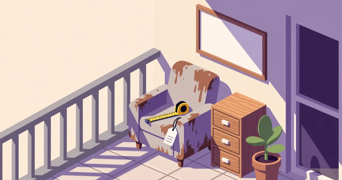 Illustration for the guide: Used Furniture in Ashkelon: Neighborhoods, Prices & Where to Look
