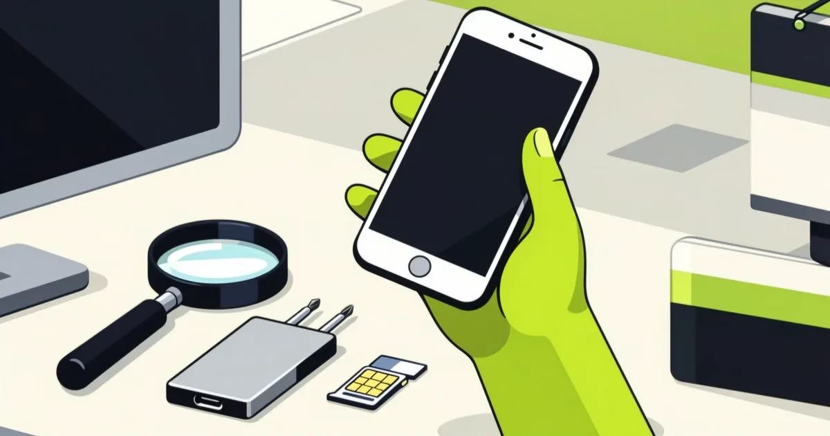 Illustration for the guide: How to check a used phone step-by-step on the spot?