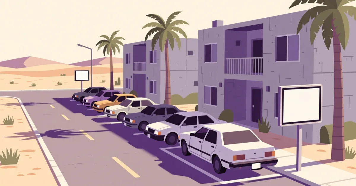 Illustration for the article: Used Cars in Be'er Sheva: Neighborhoods, Prices, and Where to Search