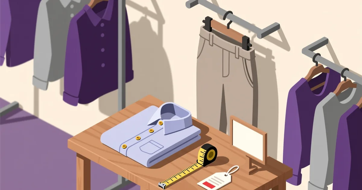 Illustration for the guide: למכור בגדי גברים בישראל: מדריך מהיר ובטוח
