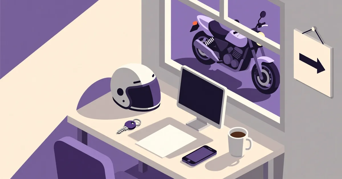 Ilustracja do poradnika: Czy warto sprzedawać motocykl przez platformę ogłoszeniową?