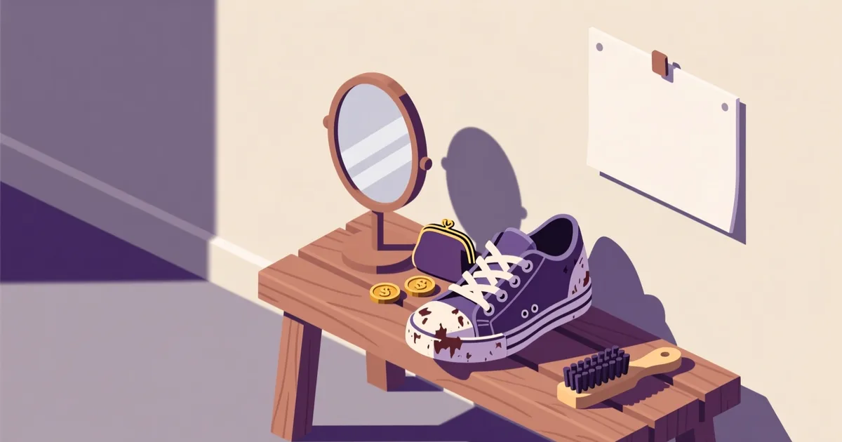 Illustration for the guide: לקנות נעליים יד שנייה בישראל: מדריך קנייה