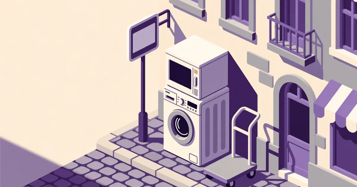 Ilustrație pentru ghid: Electrocasnice second hand în Iași: ghid practic