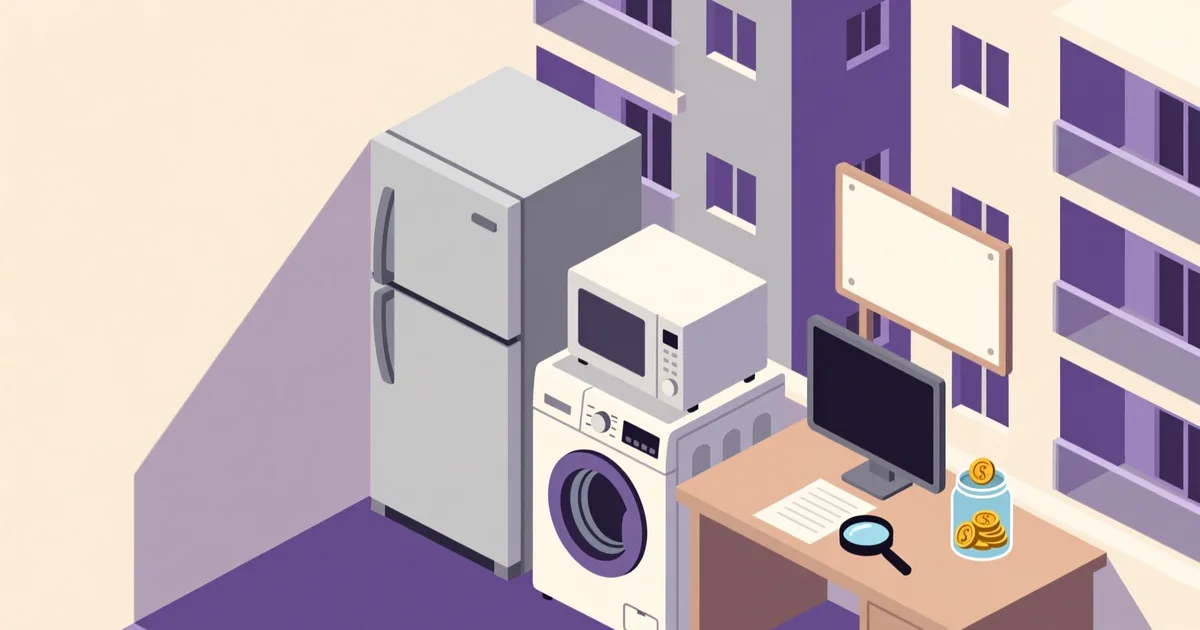 Illustration for the guide: Used Home Appliances in Netanya: A Buyer's Guide