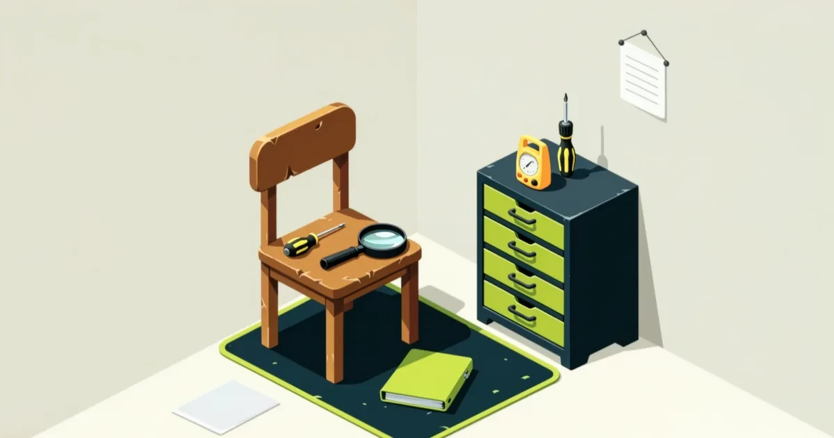 Ilustrácia k návodu: Ako skontrolovať použitý nábytok a bezpečne kúpiť: kontrolný zoznam