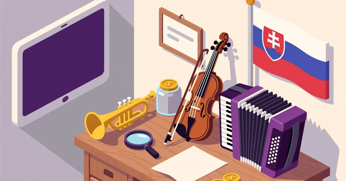 Illustration for the guide: How to buy a used musical instrument in Slovakia: where to look, what to check, what to pay