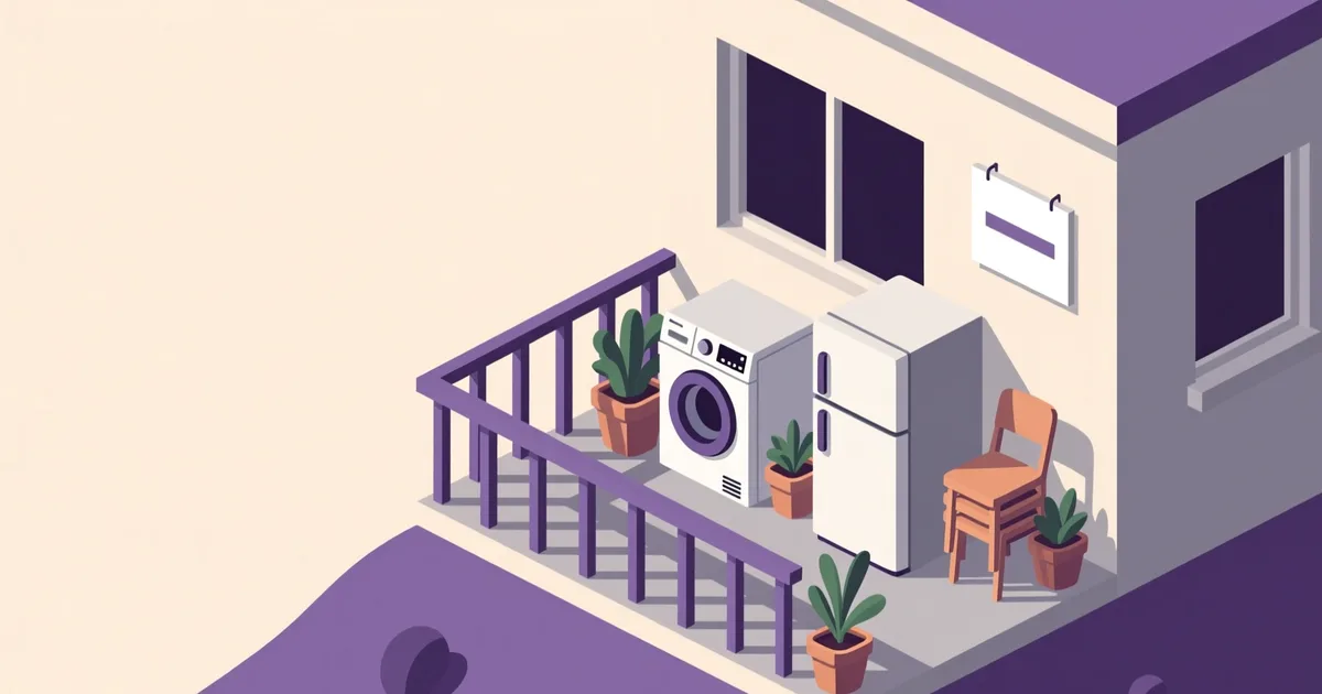 Illustration for the guide: Used Appliances in Haifa: Neighborhoods, Prices & Where to Look