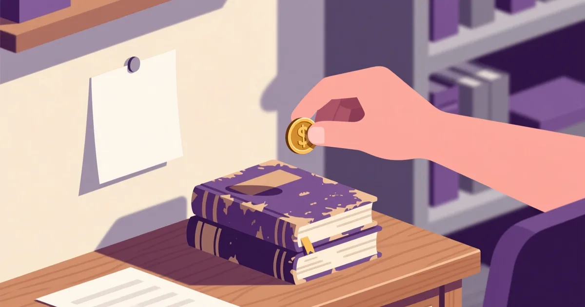 Ilustracja do poradnika: Jak negocjować cenę używanych książek
