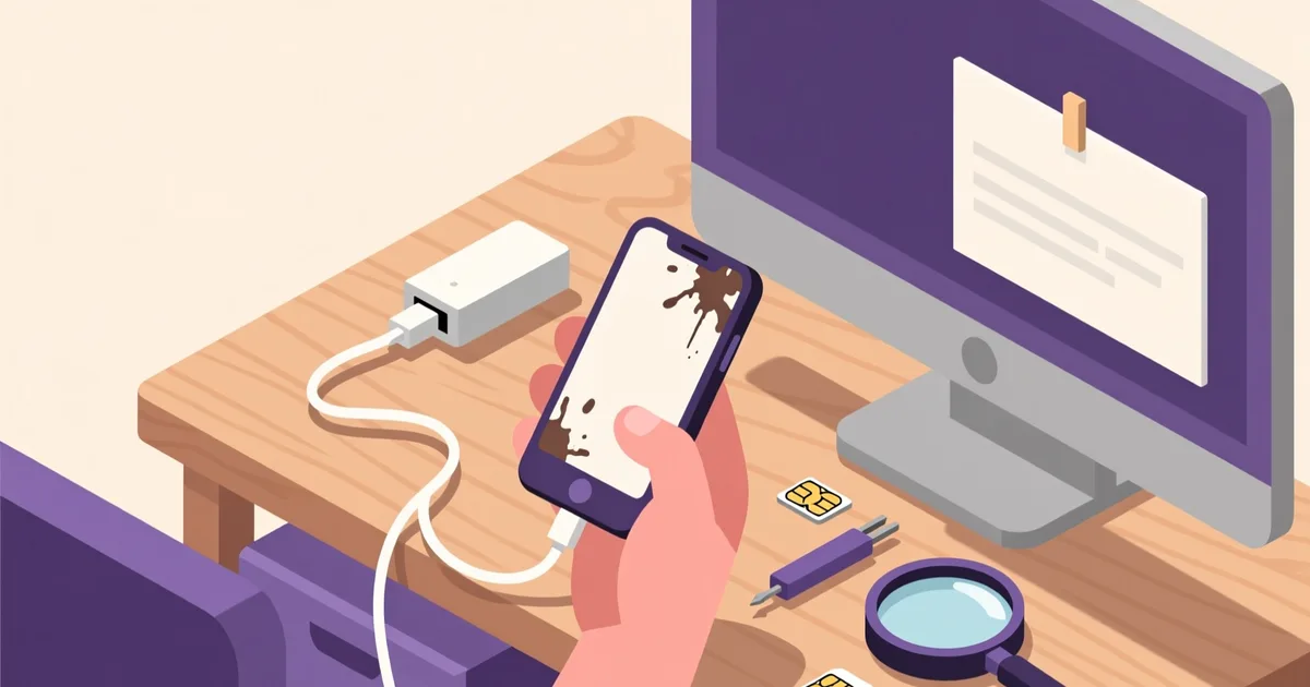 Ilustrație pentru ghid: Ce verifici înainte să cumperi un telefon second hand?