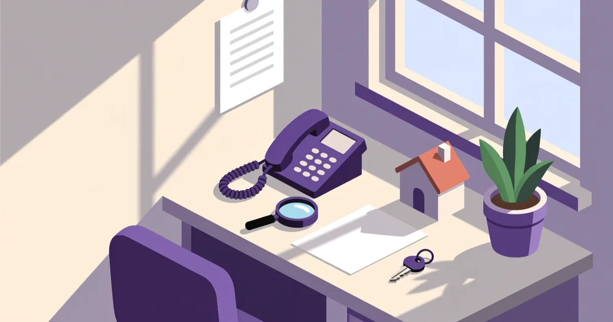 Illustration for the guide: What to check in a listing before you call