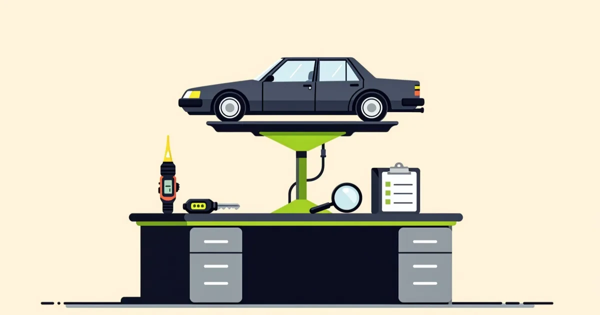 Illustration for the guide: How to check a used car and buy safely: checklist