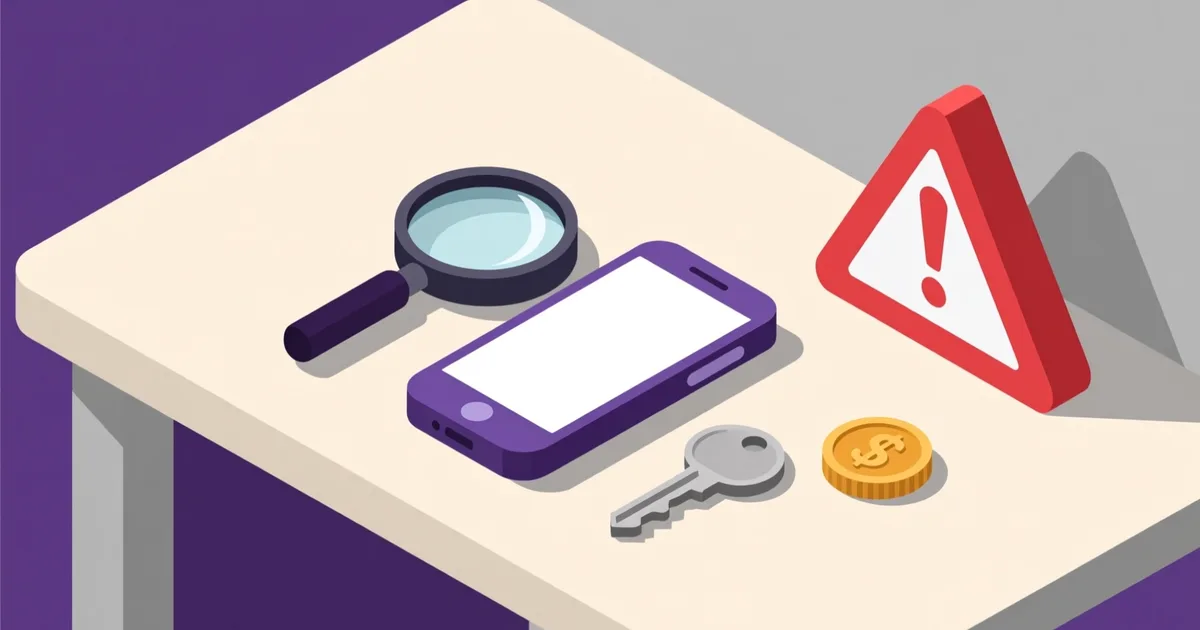 Illustration for the guide: How to read a listing and spot a scam
