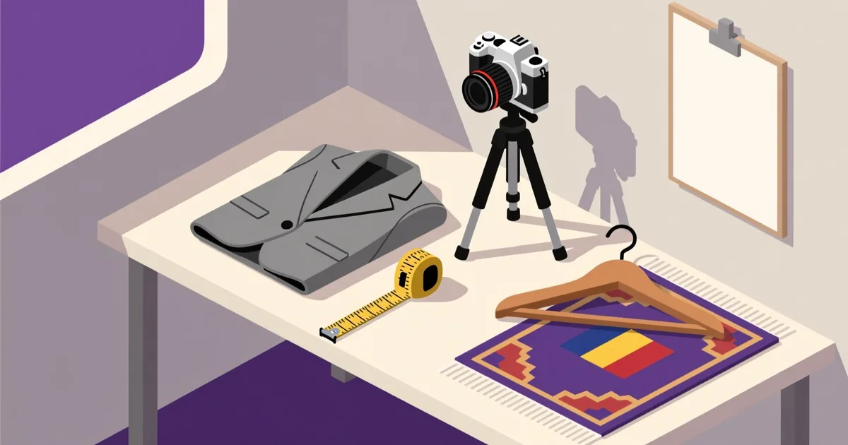 Illustration for the guide: How to photograph and describe a men's clothing listing