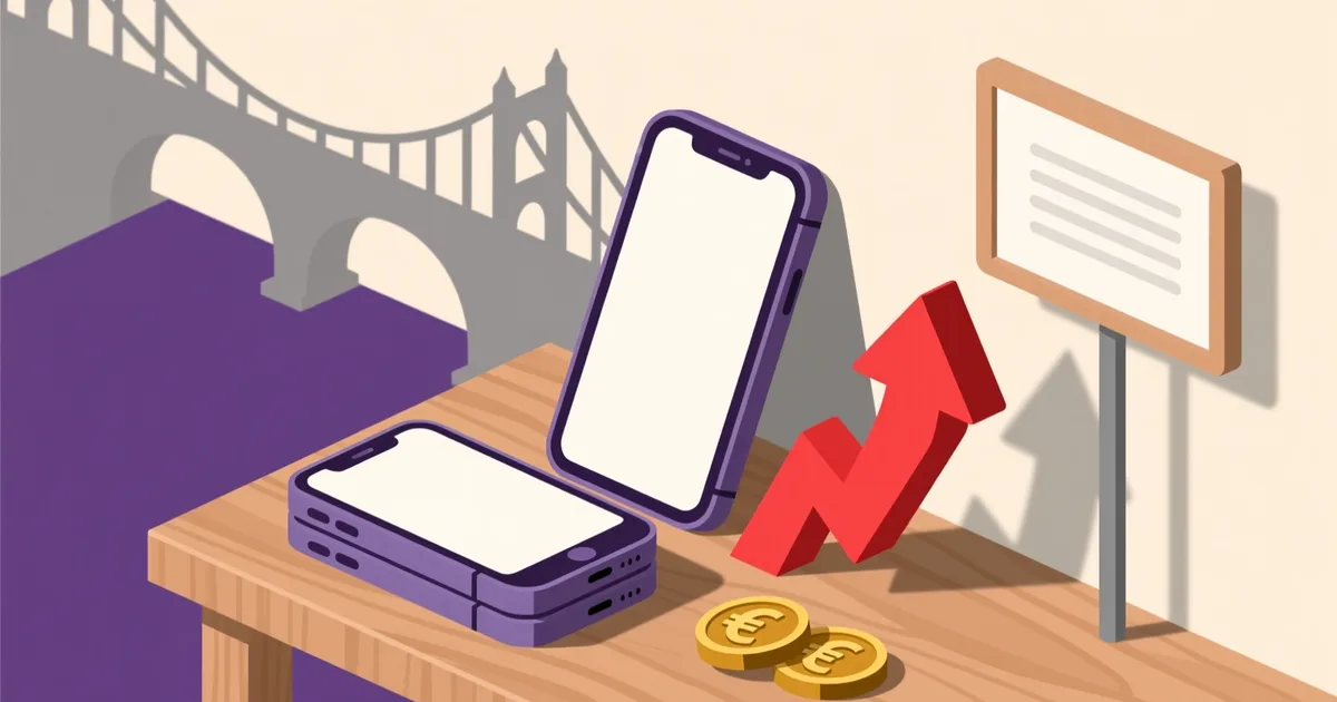 Ilustracija za vodič: Kako se gibljejo cene rabljenih telefonov v Mariboru?