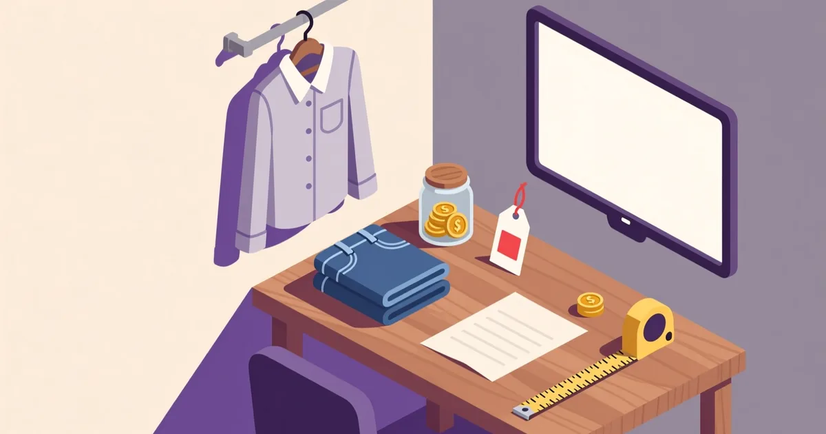 Illustration for the guide: How do you price second-hand women's clothing in Slovakia?