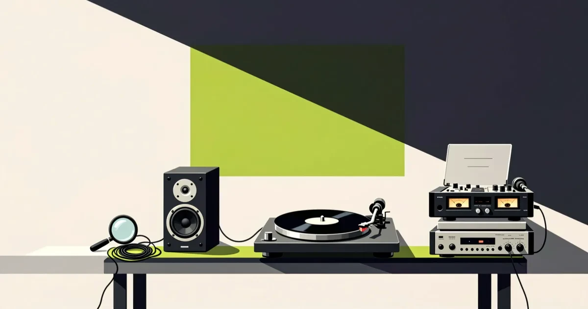Ilustrație pentru ghid: Echipamente audio second hand: prețuri, de ce depind și cum să nu plătești prea mult